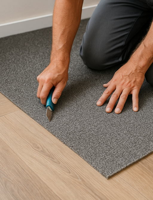 Pose de sols souples